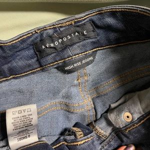 High rise skinny jegging jeans size 0.